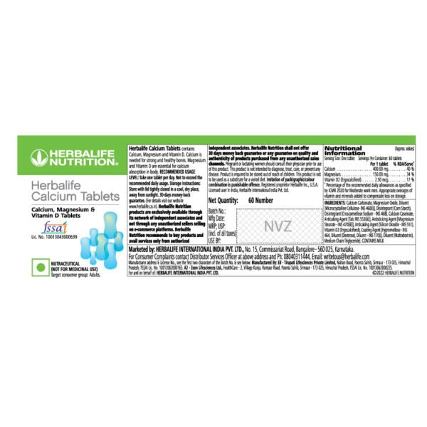 Herbalife Calcium Tablets - Image 2
