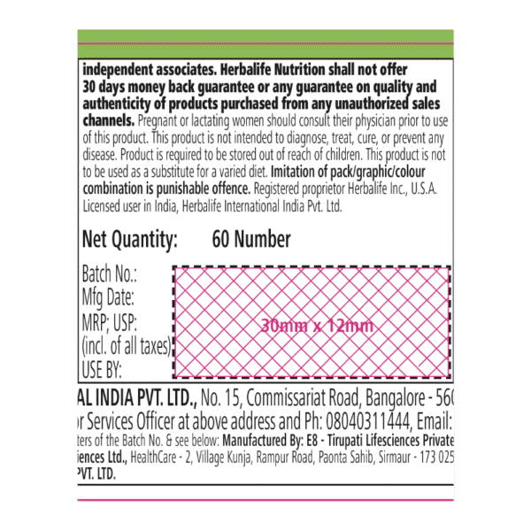 Herbalife Calcium Tablets - Image 4